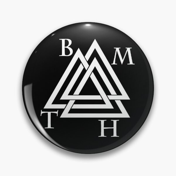 Item preview, Bring Me The Horizon White Triangles designed and sold by JoshV19.