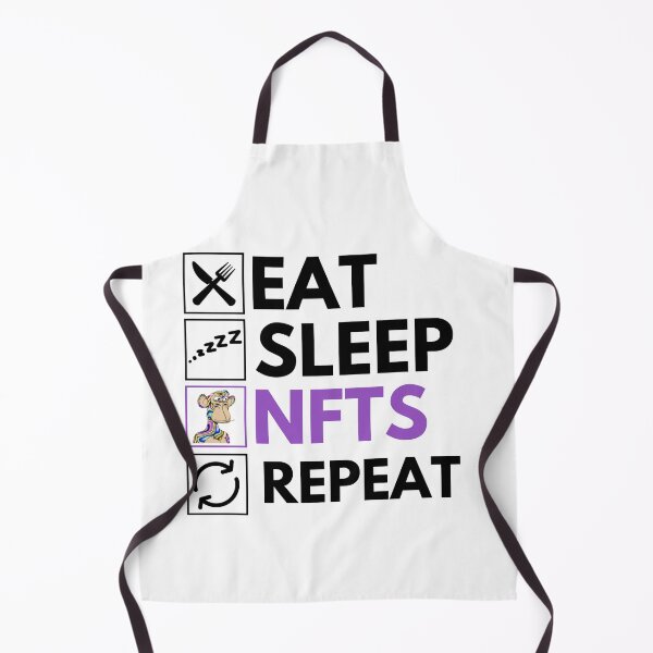 Item preview, Eat Sleep NFTs Repeat - Funny NFT Quote designed and sold by nft-millionaire.