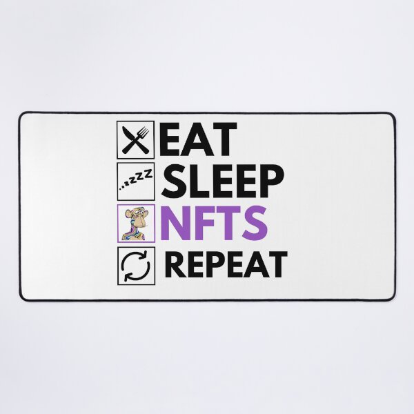Item preview, Eat Sleep NFTs Repeat - Cita divertida de NFT designed and sold by nft-millionaire.