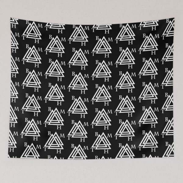 Item preview, Bring Me The Horizon White Triangles designed and sold by JoshV19.