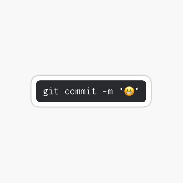 Item preview, git commit ? designed and sold by goodbyeworld.