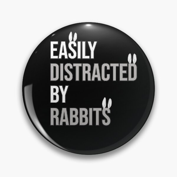 Item preview, Easily Distracted by Rabbits Art designed and sold by MadrigueraSM-.