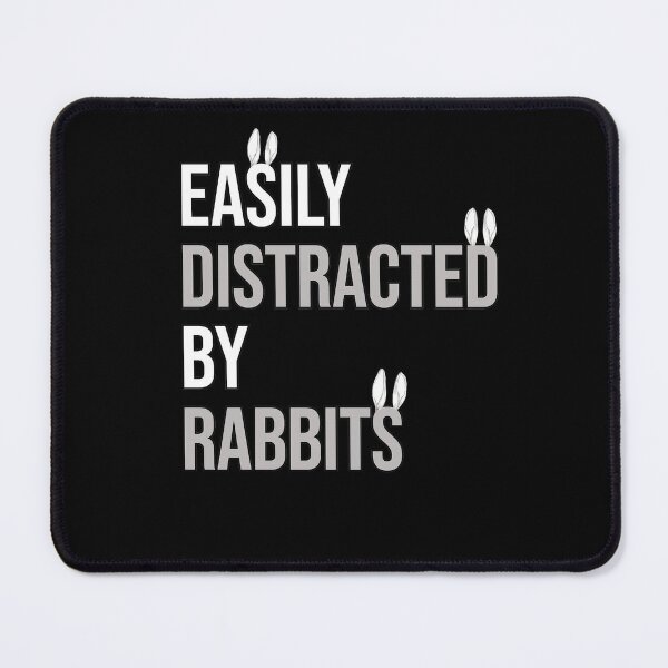 Item preview, Easily Distracted by Rabbits Art designed and sold by MadrigueraSM-.