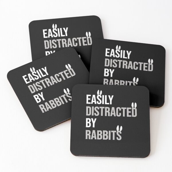Item preview, Easily Distracted by Rabbits Art designed and sold by MadrigueraSM-.