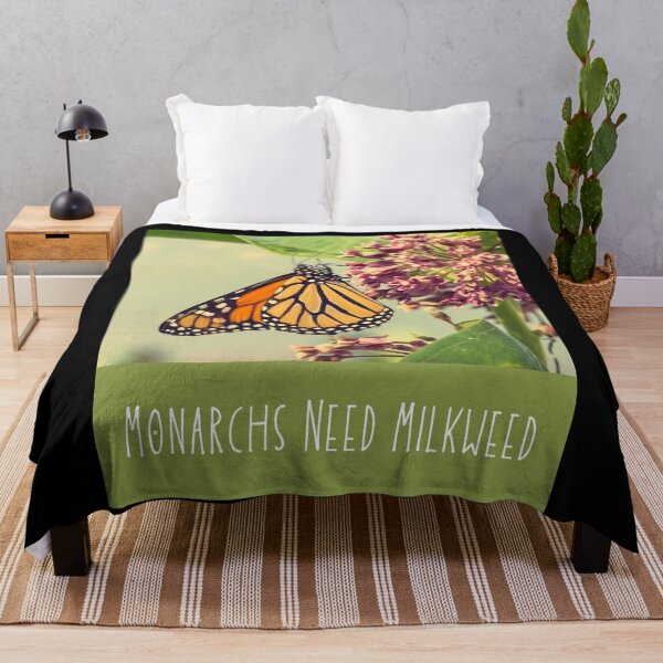 Item preview, Monarchs Need Milkweed Colorful Design designed and sold by EarthArtDesigns.