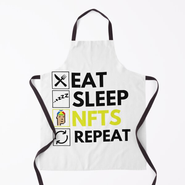 Item preview, Eat Sleep NFTs Repeat - Funny NFT Quote designed and sold by nft-millionaire.