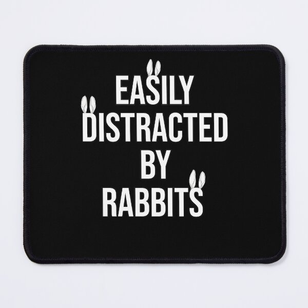 Item preview, Easily Distracted by Rabbits Design designed and sold by MadrigueraSM-.