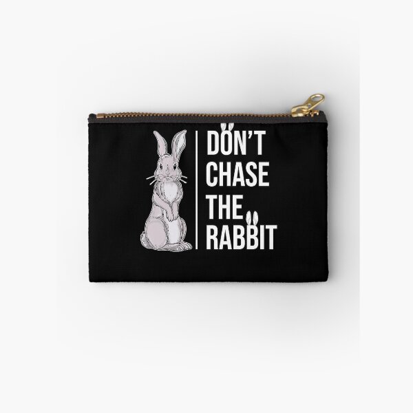 Item preview, Dont Chase the Rabbit Art Funny Bunny designed and sold by MadrigueraSM-.
