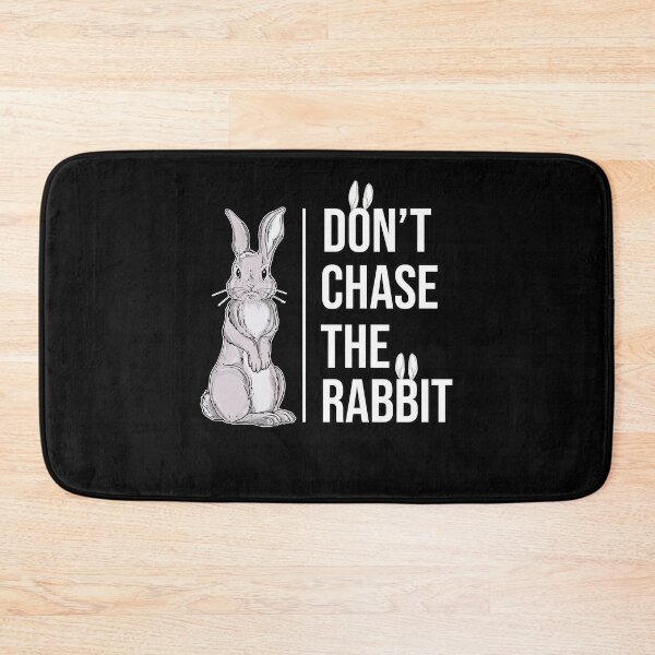 Item preview, Dont Chase the Rabbit Art Funny Bunny designed and sold by MadrigueraSM-.