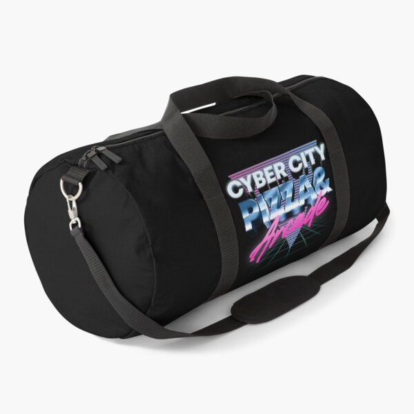 Item preview, Colorful retro design with 80s style Cyber City Pizza and Arcade artwork designed and sold by 486DesignCo.