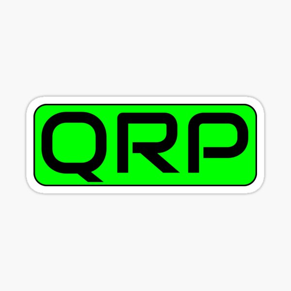 QRP neon green Sticker