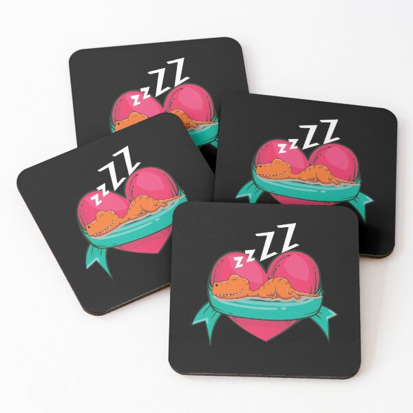 Item preview, Valentines Day Heart T Rex Kids, Cute Dinosaur Sleeping Dino Gifts designed and sold by PrintOfi.