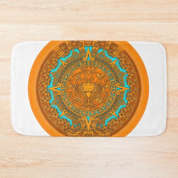Item preview, Aztec Calendar in Cube pixel art designed and sold by angeldecuir.