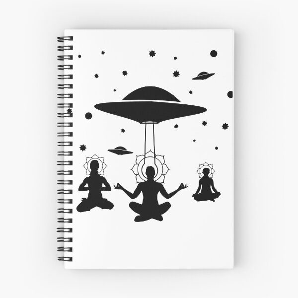 Item preview, Yoga Meditate Alien Contact ET UFO CE5 designed and sold by AlasAHintStudio.