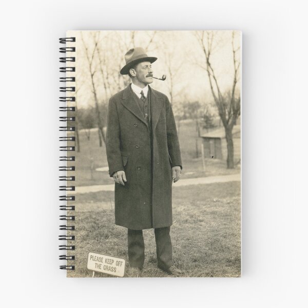 Item preview, Rule Breaker Man Pipe Keep Off Grass Libertarian Digital Image Vintage Photo designed and sold by carlhunt99.