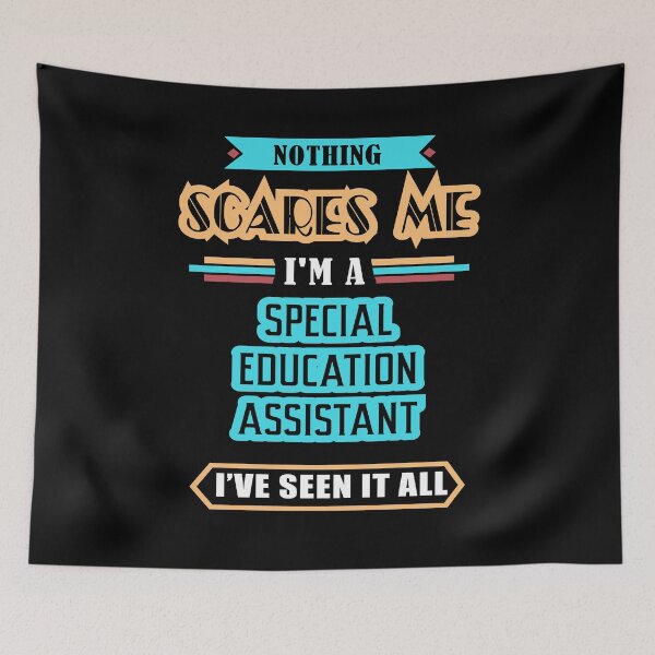 Item preview, Special Education Assistant Nothing Scares Me designed and sold by GoldStarling.