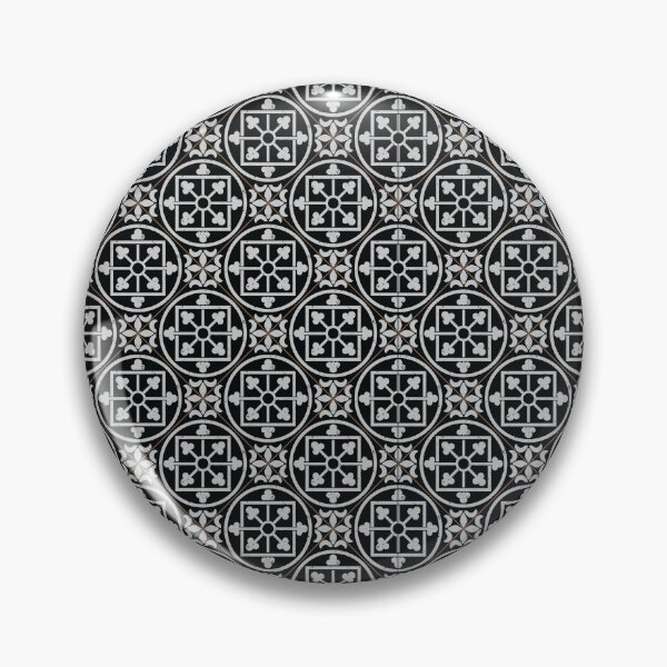 Item preview, Vintage black and white tiles diagonal designed and sold by arkantus.