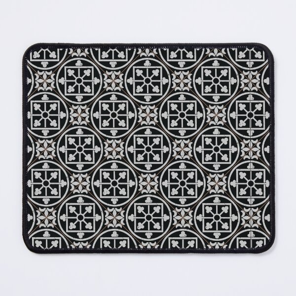 Item preview, Vintage black and white tiles diagonal designed and sold by arkantus.