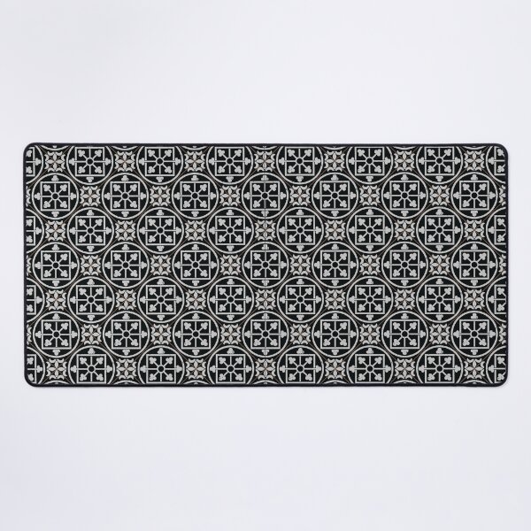 Item preview, Vintage black and white tiles diagonal designed and sold by arkantus.