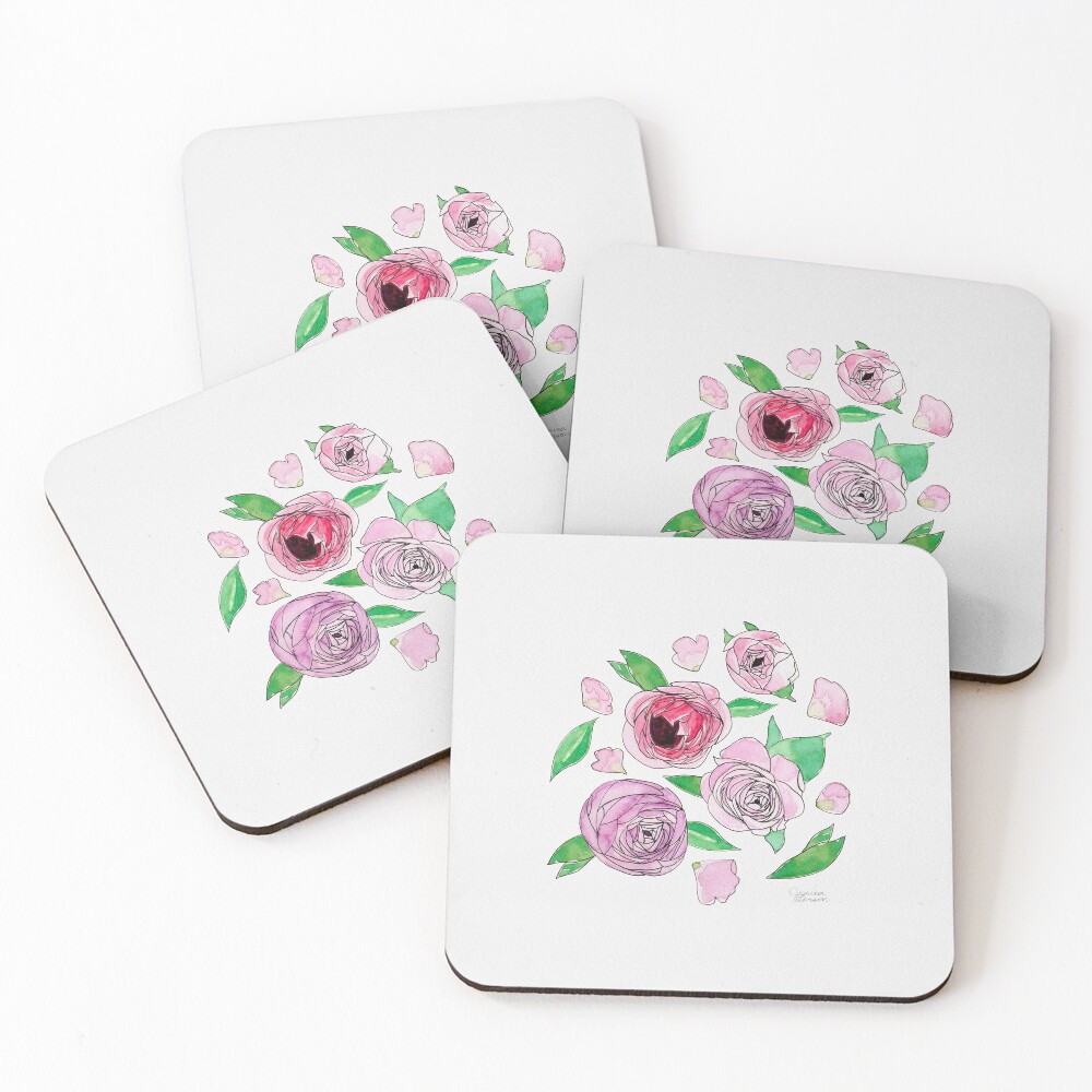 Item preview, Coasters (Set of 4) designed and sold by Jesslarsonart.