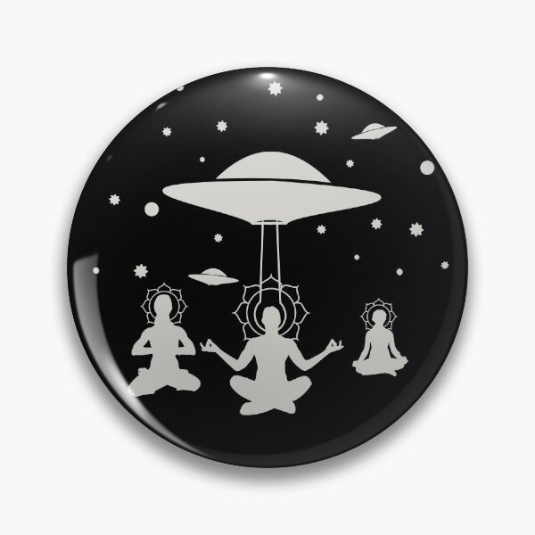 Item preview, Yoga Meditate Alien Contact ET UFO CE5 designed and sold by AlasAHintStudio.