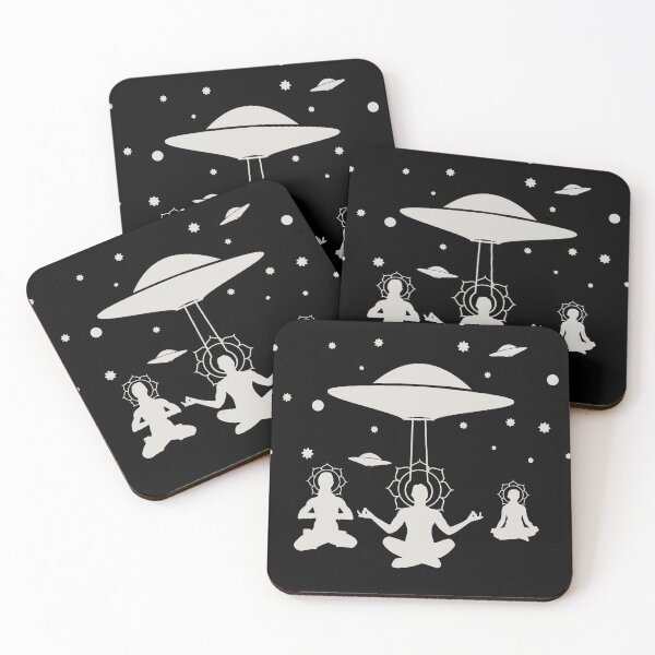 Item preview, Yoga Meditate Alien Contact ET UFO CE5 designed and sold by AlasAHintStudio.