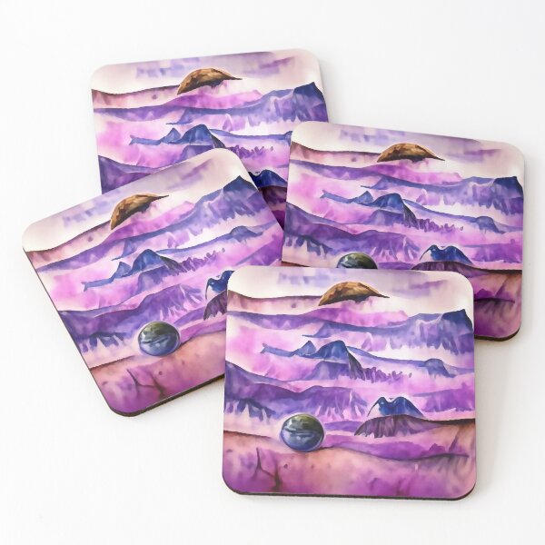 Item preview, Purple distant planet designed and sold by siwabudda.