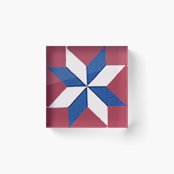 Item preview, Quilt, quilt blocks, Amish quilt, blanket. blue white red quilt, star quilt pattern designed and sold by Nostrathomas66.