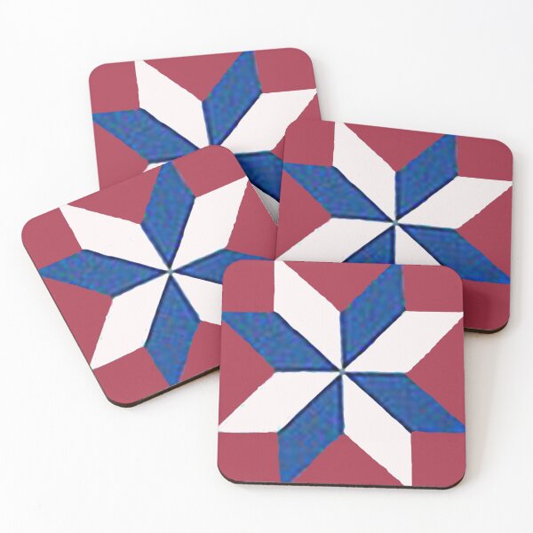 Item preview, Quilt, quilt blocks, Amish quilt, blanket. blue white red quilt, star quilt pattern designed and sold by Nostrathomas66.