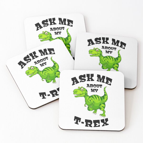 Item preview, Ask Me About My Trex - Funny Dinosaur - Funny Gift For Dinausor Lovers designed and sold by Tema EL.