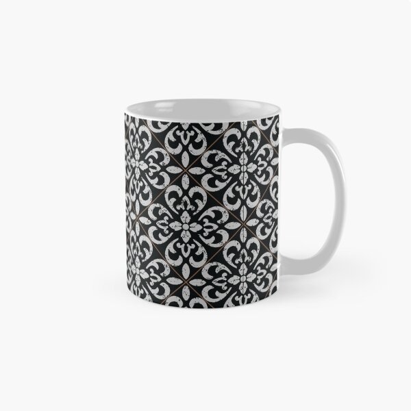 Item preview, Vintage black and white tiles diagonal 2 designed and sold by arkantus.