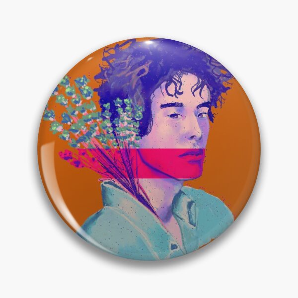 Item preview, Male Portrait with Flowers designed and sold by ScullyArtFiless.