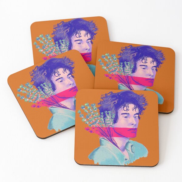 Item preview, Male Portrait with Flowers designed and sold by ScullyArtFiless.