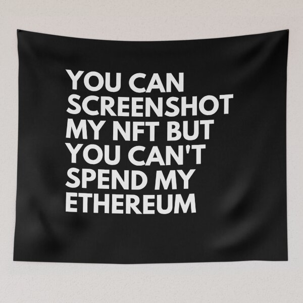 Item preview, Funny NFT Meme - You Can Screenshot My NFT  designed and sold by nft-millionaire.