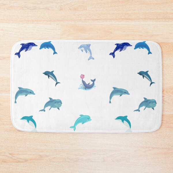 Item preview, Mixed Cute Blue Dolphins  designed and sold by silviaol.