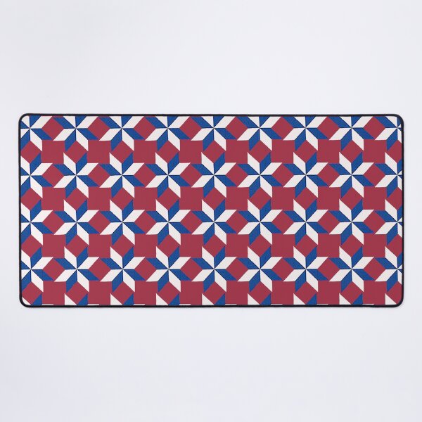 Item preview, Quilt, quilt blocks, Amish quilt, blanket. blue white red quilt, star quilt pattern designed and sold by Nostrathomas66.