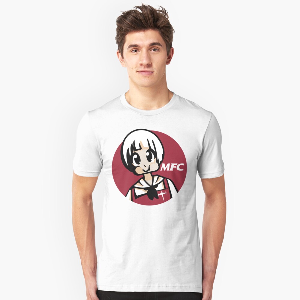 Mankanshoku Fried Croquettes (circle style) Slim Fit T-Shirt