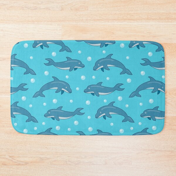 Item preview, Nautical Dolphins and Water Bubbles designed and sold by silviaol.