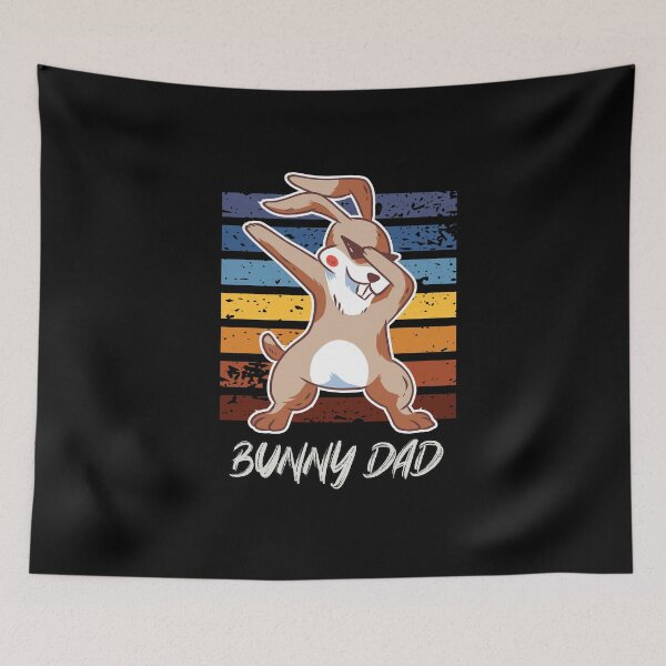 Item preview, Bunny Dad Easter White Rabbit designed and sold by MadrigueraSM-.