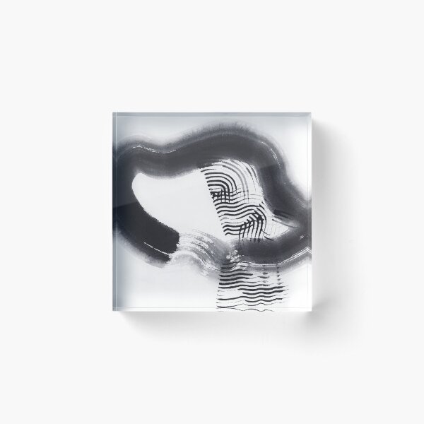 Item preview, ink explorations (201) - abstract black india ink painting designed and sold by expl-rations.