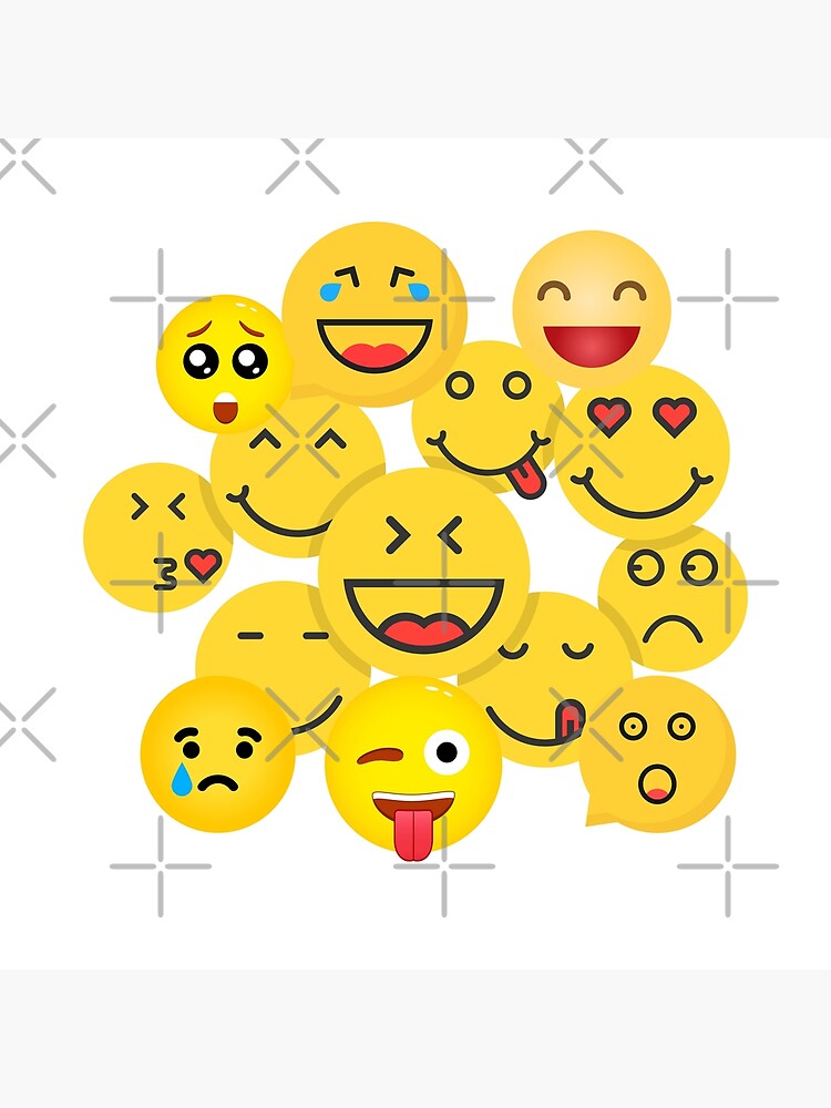"Cool and Cute Emoji Gift Ideas For Emoji Lovers" Poster for Sale by haRexia Redbubble