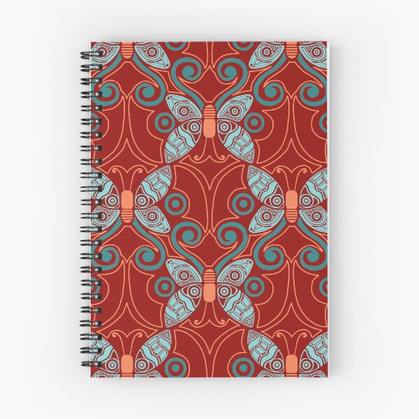 Item preview, Pretty Wing Pattern - Blue and Red designed and sold by PaintInTheNight.