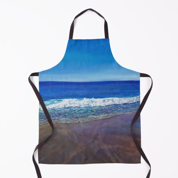 Item preview, Ocean wave on a sandy beach designed and sold by ChristineDavisArt.