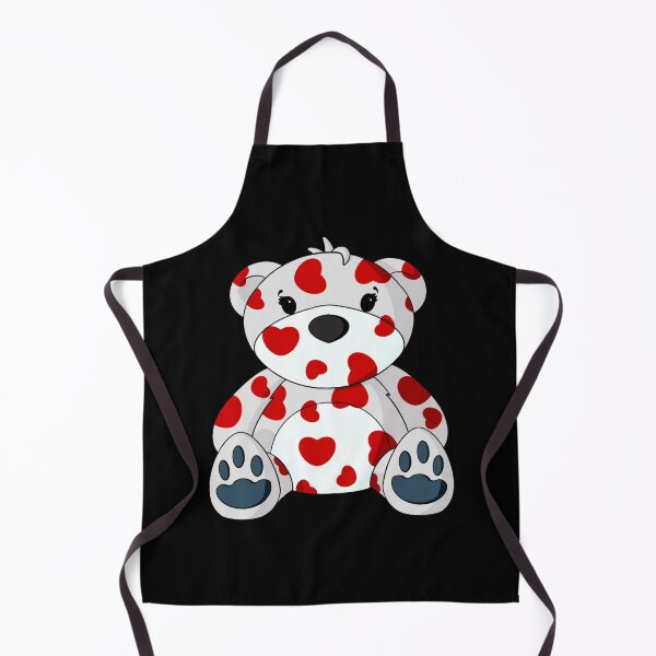 Artikelvorschau, Teddybär mit Valentinstagsmuster entworfen und verkauft von Alisha Ober Designs.