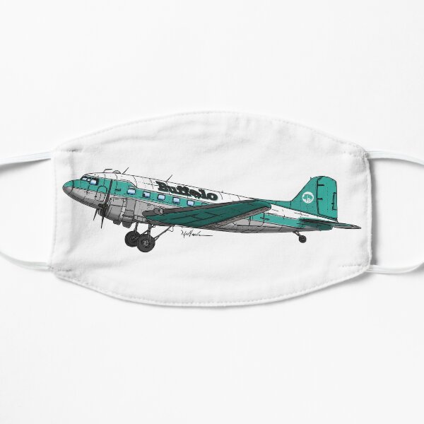 DC-3 Buffalo Airways Flat Mask
