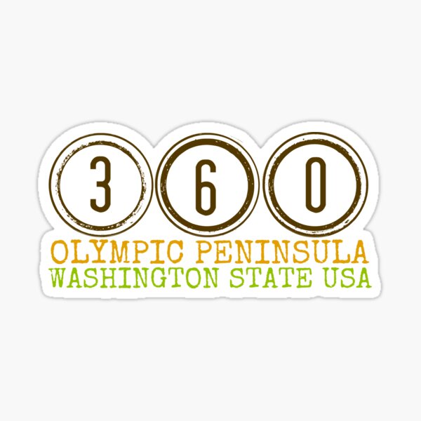 (360) Olympic Peninsula Sticker