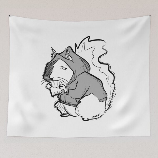 Item preview, Squirrel in a hoodie designed and sold by Jason's Doodles.