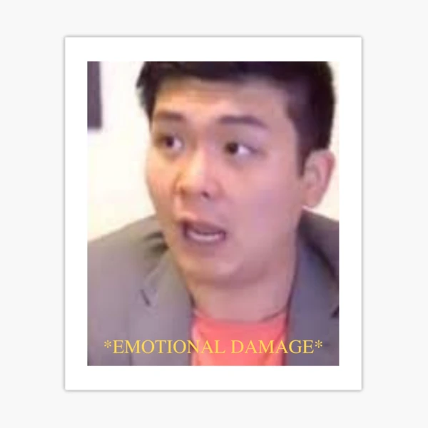 EMOTIONAL DAMAGE meme - Emotional Damage Meme - Sticker