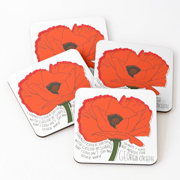 Item preview, Georgia O’Keeffe Artist Quote designed and sold by LindsayHonor.