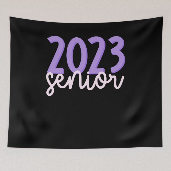 Item preview, 2023 Senior in Purple Cursive designed and sold by Cedarrue.